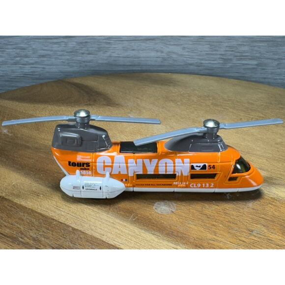 MATCHBOX CANYON TOURS DIE CAST TRANSPORT HELICOPTER 2001 Vintage 4" Long - Picture 1 of 5